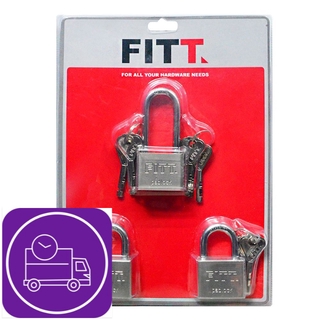 กุญแจ MK FITT 40 MM 3 ตัว/ชุด สีสเตนเลส