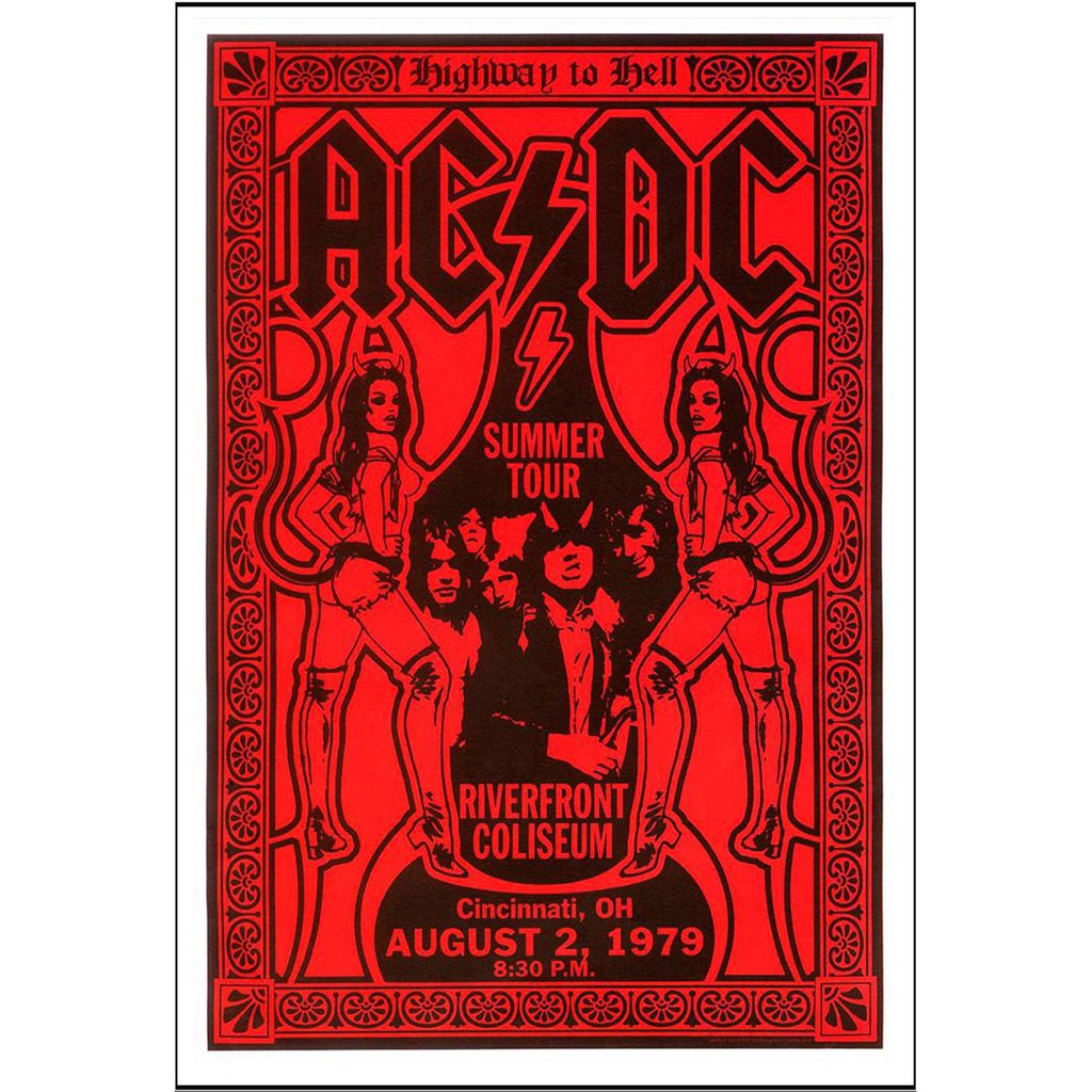 โปสเตอร์-คอนเสิร์ต-วง-ดนตรี-เอซี-ดีซี-ac-dc-highway-to-hell-1979-poster-24-x35-inch-concert-tour-australian-hard-rock