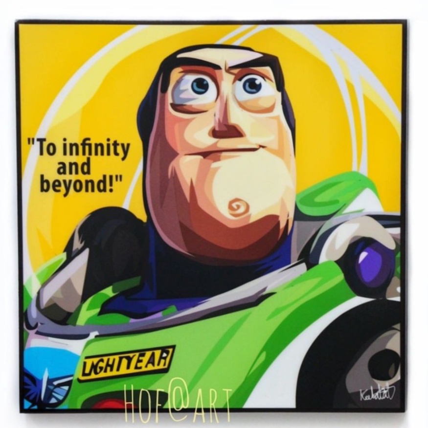 Buzz Lightyear บัซไลท์เยียร์ Toy Story ทอยสตอรี่ รูปภาพ ติด ผนัง pop