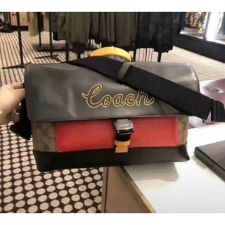 💥Coach Teerain Bilk Bag In Signature Canvas