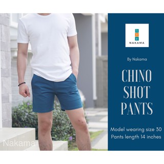 ภาพขนาดย่อของภาพหน้าปกสินค้า( ลดเพิ่ม 29.-)กางเกงขาสั้นผู้ชาย ผ้าชิโน แฟชั่นเกาหลี ขาสั้นความยาว14นิ้ว จากร้าน jirut14 บน Shopee ภาพที่ 1