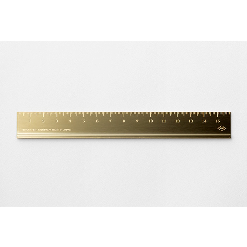 TRAVELER'S COMPANY BRASS Ruler (D42167006) / ไม้บรรทัดทองเหลือง แบรนด์ ...