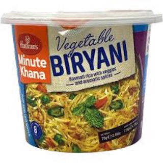 Haldiram Instant Veg Biryani 70g  (Rehydrated Weight approx 210g)   READY TO EAT