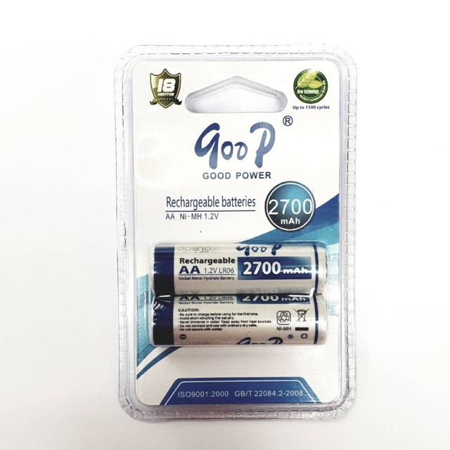 ถ่านชาร์จ-godp-ขนาด-aa-2700mah-1-2v-แพค2ก้อน