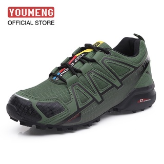 Spring and Autumn Mens Shoes Mountaineering Non-slip Breathable Outdoor Waterproof Cycling Shoes