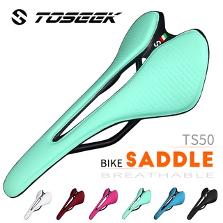 Toseek อานเบาะที่นั่งจักรยาน เบาพิเศษ ระบายอากาศ แคบ และเล็ก สําหรับผู้หญิง