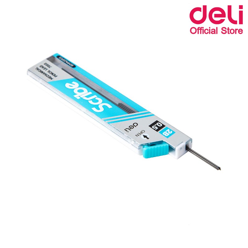 deli-7003-mechanical-pencil-lead-0-5mm-ไส้ดินสอ-2b-คละสี-1-ชิ้น-ดินสอ-เครื่องเขียน-ดินสอกด-ใส้ดินสอ2b-เครื่องเขียน