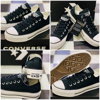 มาใหม่!! รองเท้าผ้าใบ Converse Womens Chuck Taylor All Star Lift Ox Trainers (สีดำ) พร้อมส่งมีไซส์36-40  มีประกันสินค้า