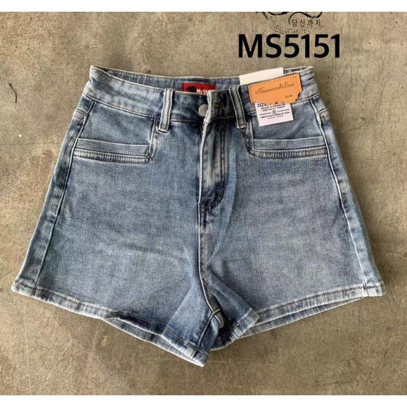 ms5151-s-xl-ยีนสยืดขาสั้น-mystyle