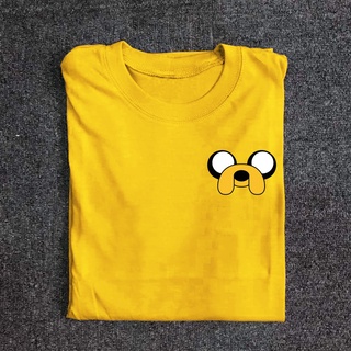 เสื้อยืดแขนสั้น คอกลม ผ้าฝ้ายแท้ พิมพ์ลายการ์ตูน Adventure Time Adventure Time Adventure Time Adventure Time Adventuren