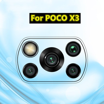 ภาพหน้าปกสินค้ารับประกันสินค้า ฟิล์มกระจกเลนส์กล้อง Xiaomi POCO X3 NFC ฟิล์มเลนส์กล้อง ปกป้องกล้องถ่ายรูป ฟิล์มกันรอยหลัง