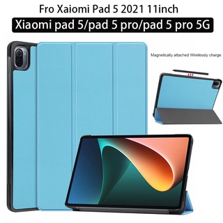 เคสแท็บเล็ตแบบแม่เหล็กไร้สายสําหรับ Xiaomi Pad 5/pad 5 Pro/Pad 5 Pro 5G 2021 11inch