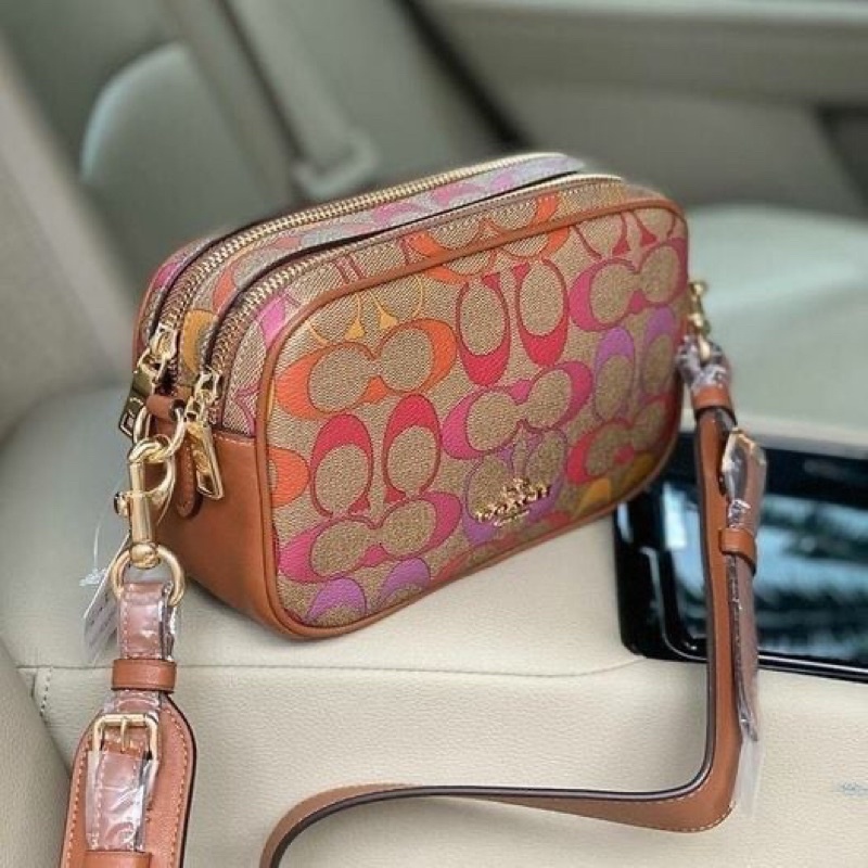 coach-c1308-สะพายข้าง2-ซิปลายใหม่-ว้าวมากกกค่ะ-สีรุ้ง