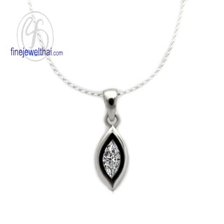 Finejewelthai จี้สร้อยคอ-จี้เงินแท้-จี้เพชร-เพชรสังเคราะห์CZ/ Pendant Silver925 Diamond CZ - P1001cz