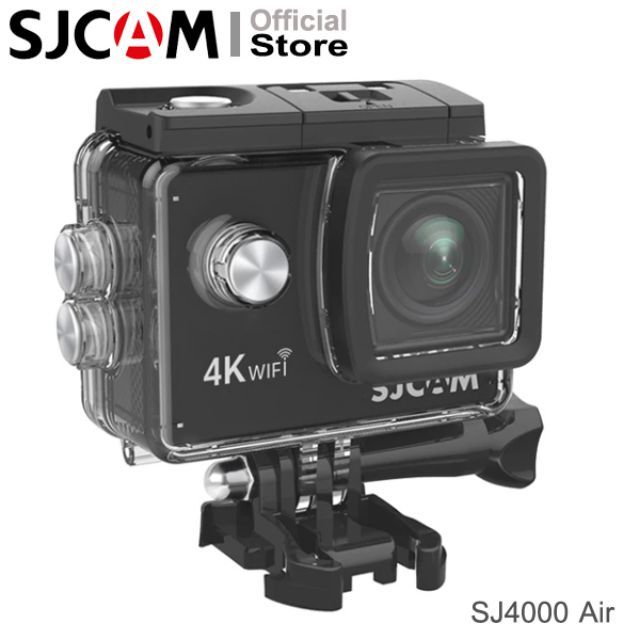 ภาพหน้าปกสินค้าSJCAM SJ4000 Air 4K Action Camera Wifi Air สีดำ กล้องกันน้ำ 30 เมตร กล้องติดหมวกกันน๊อค ประกัน 1ปี กล้องแอคชั่น Web Cam จากร้าน sjcam_officialstore บน Shopee