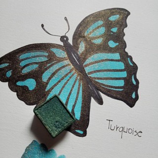 ภาพหน้าปกสินค้าสีน้ำเเฮนเมดเมทัล สีฟ้าประกายทอง (Turquoise) ซึ่งคุณอาจชอบราคาและรีวิวของสินค้านี้