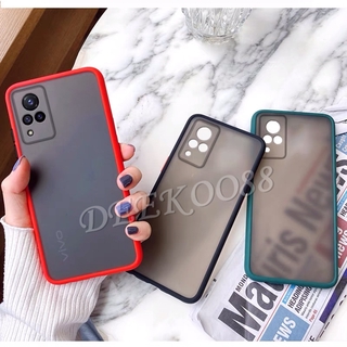 มีของพร้อมส่งเคสโทรศัพท์ VIVO V21 5G Phone Case Matte Shockproof Skin Feel Back Cover Silicone เคส วีโว่V21 5G Casing