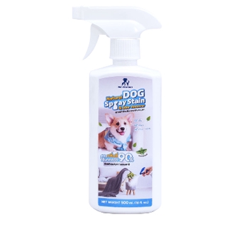 Pet Protect Dog สเปรย์อเนกประสงค์ กลิ่นมิ้นท์ กำจัดกลิ่นฉี่และคราบ เช่นพื้น โซฟา กรง สำหรับสุนัข (500 มล./ขวด)