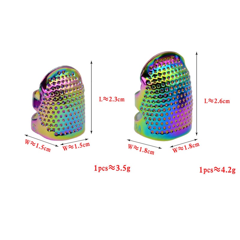 ปลอกนิ้วโลหะ-หลากสี-เพื่อความปลอดภัย-สําหรับเย็บผ้า-diy-จํานวน-1-ชิ้น