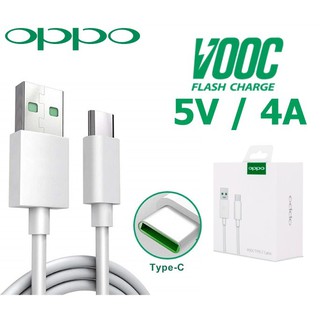 ภาพขนาดย่อของภาพหน้าปกสินค้าสายชาร์จ แท้ ชาร์จเร็ว OPPO VOOC 4A USB TYPE-C ใช้ได้หลายรุ่น เช่น A31/2020 A33 A5 2020 A9 2020 a52 a92s a72 a32 Reno2/4 จากร้าน nicemobile859 บน Shopee