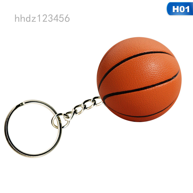 ภาพหน้าปกสินค้าHhdz พวงกุญแจแฟชั่นรูปบาสเก็ตบอลฟุตบอลวอลเลย์บอล จากร้าน hhdz123456.th บน Shopee