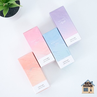 MOSHI MOSHI น้ำหอมโมชิขวดใสฝาสีเงิน ขนาด 15 ml  (พร้อมส่ง)​