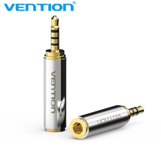 Vention 2.5 mm Male to 3.5 mm Female อะแดปเตอร์แปลงเสียงไมโครโฟนสำหรับ MP 3 โทรศัพท์มือถือ