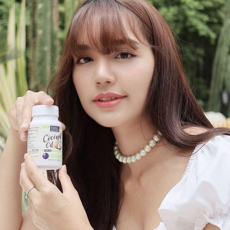 nbl-coconut-oil-น้ำมันมะพร้าวสกัดเย็น-1000mg-บำรุงผิวพรรณ-ชะลอริ้วรอย-บำรุงกระดูก-1กระปุกมี-60-แคปซูล-แท้-100