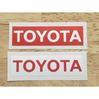 สติกเกอร์ฉลากโลโก้ Toyota ฉลากรูปลอก (x2)