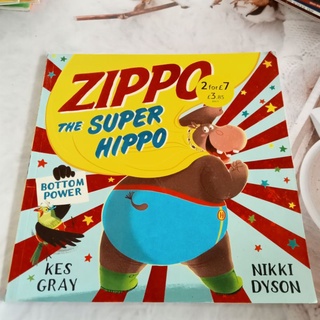 หนังสือปกอ่อน Zippo the super Hippo มือสอง