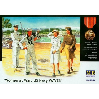 โมเดลประกอบฟิกเกอร์ทหาร Master Box 1/35MB3556 Women at War: US Navy WAVES