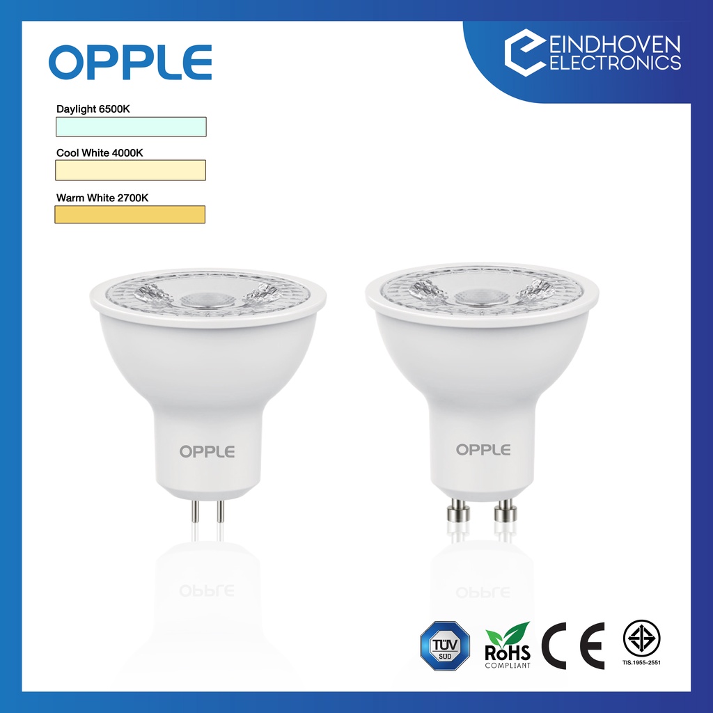 Opple Ecomax II GX5.3 GU10 220V Dimmable | Shopee Thailand
