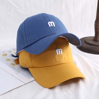 ภาพขนาดย่อของภาพหน้าปกสินค้าTwinkle1 หมวกเบสบอลปักลายตัวอักษร M สไตล์เกาหลีหลากสีสําหรับผู้ชาย จากร้าน twinkle1.th บน Shopee