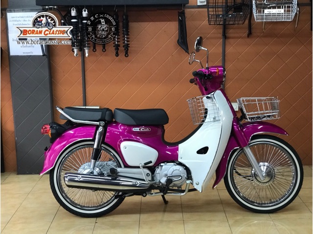 ตะกร้าในบังลม-ชุบโครเมี่ยม-honda-supercub-2018-2019-c70-c90-c100