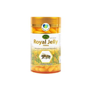 [ใส่โค้ดซื้อ699.-ลด150.-] Nature King Royal Jelly 1000mg (120 Capsules) อาหารเสริม นมผึ้ง นำเข้าจากออสเตรเลีย