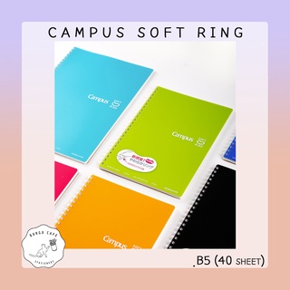 KOKUYO Soft Ring Note (Semi-B5)│Note / Memo Ring Note // โคคุโย แคมปัส ซอฟริง สมุดโน๊ต สันห่วงนิ่ม ขนาด B5