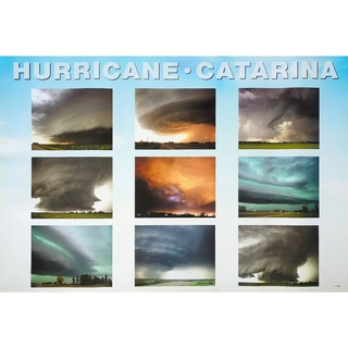 โปสเตอร์ รูปถ่าย พายุ เฮอริเคนแคทรีนา Hurricane Catarina 2004 POSTER 24"x35" Inch Storm