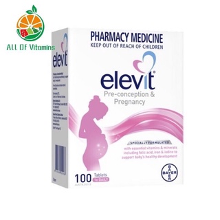Elevit Per-conception &amp; Pregnancy วิตามินผู้หญิงสำหรับมีบุตร Exp.01/24