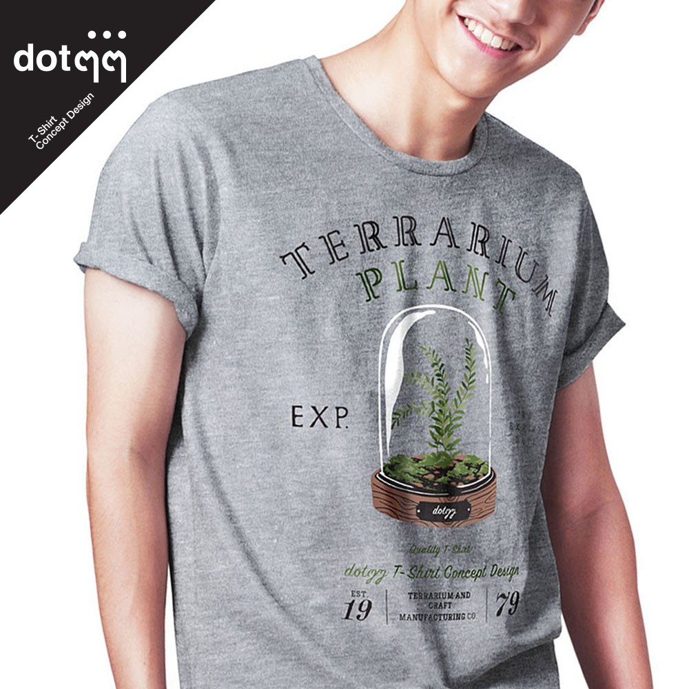 dotdotdot-เสื้อยืด-concept-design-ลายterrarium-สีเทา