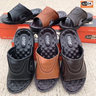 รองเท้าแตะนุ่ม ADDA รุ่น73801-M1 รองเท้าเพื่อสุขภาพผู้ชาย แบบสวม มีปุ่มนวดเท้า นิ่ม ใส่สบายไม่ปวดเท้า ทรงสวย