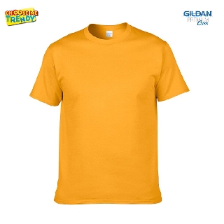 เสื้อยืด สีทอง Gildan® Premium Cotton Gold เกรดพรีเมี่ยม