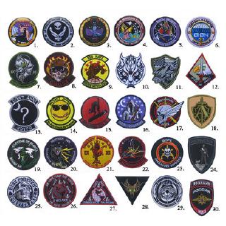 New Quality Embroidery Velcro Armband Badge Custom Made Large Number of Tactical  Badges