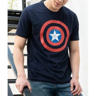 เสื้อยืดมาร์เวล กัปตันอเมริกา Captain America-9042-NV