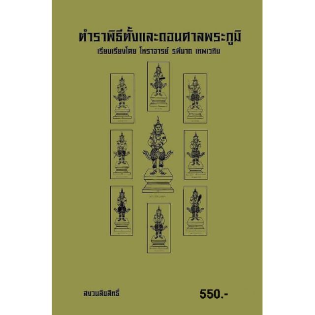 ตำราตั้งและถอนศาลพระภูมิ-ฉบับสำเนา-สินค้าซื้อแล้วไม่รับคืน