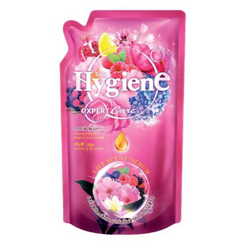 ไฮยีน-hygiene-เอ็กซ์เพิร์ท-แคร์-ไลฟ์เซ้นท์-น้ำยาปรับผ้านุ่มสูตรเข้มข้น540-มล-กลิ่นเลิฟลี่-บลูม