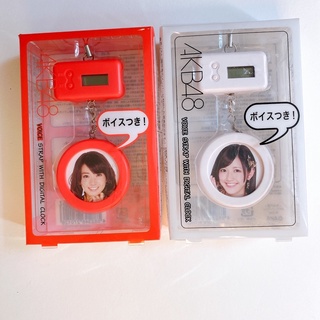 Akb48 Oshima Yuko &amp; Watanabe Mayu Mayuyu Voice Strap with Digital clock ⏰