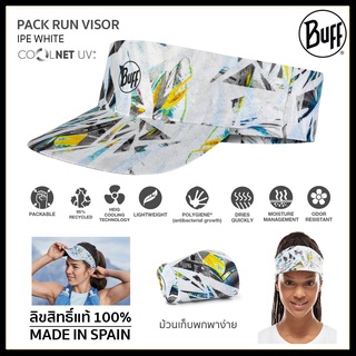 สินค้า Buff Pack Speed Visor Coolnet UV+ หมวกวิ่งบัฟ หมวกเปิดหัว ม้วนพับได้เล็กกะทัดรัด พกพาสะดวก ลิขสิทธิ์ของแท้