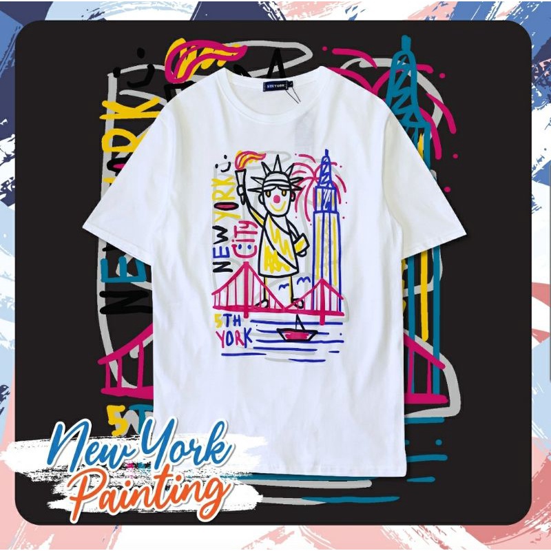 new-york-painting-เสื้อ-street-style-new-york