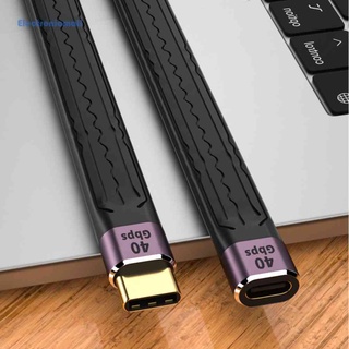 [ElectronicMall01.th] สายเคเบิลข้อมูล USB 4.0 Gen3 Type C ตัวผู้ เป็น Type C ตัวผู้ 40Gpbs PD 100W