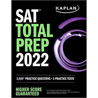 DKTODAY หนังสือ SAT Total Prep 2022: 2,000+ Practice Questions + 5 Practice Tests (Kaplan Test Prep)